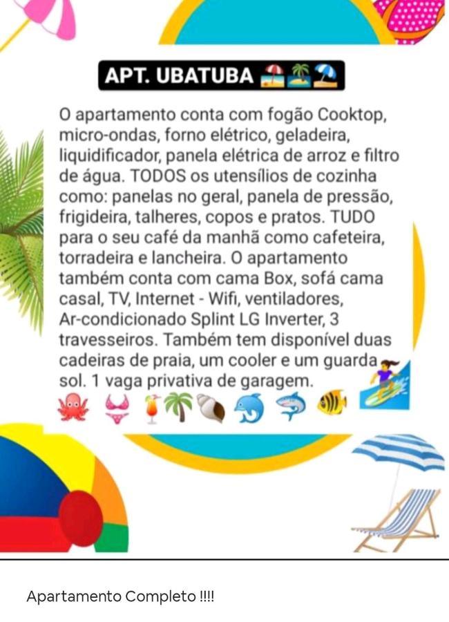 Apartamento Ubatuba - Praia Grande - 200M Da Praia Eksteriør billede